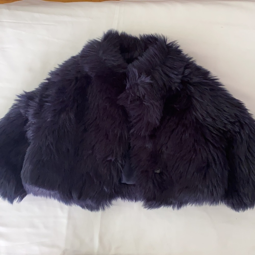 Janie and Jack Faux Fur Jacket